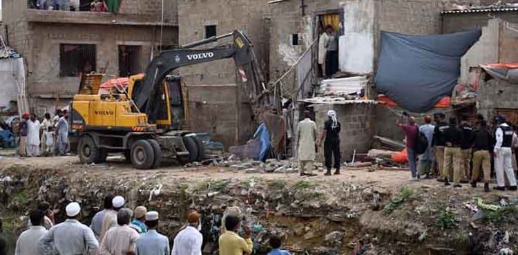 Sindh okays houses for people affected in Karachi nullah operations