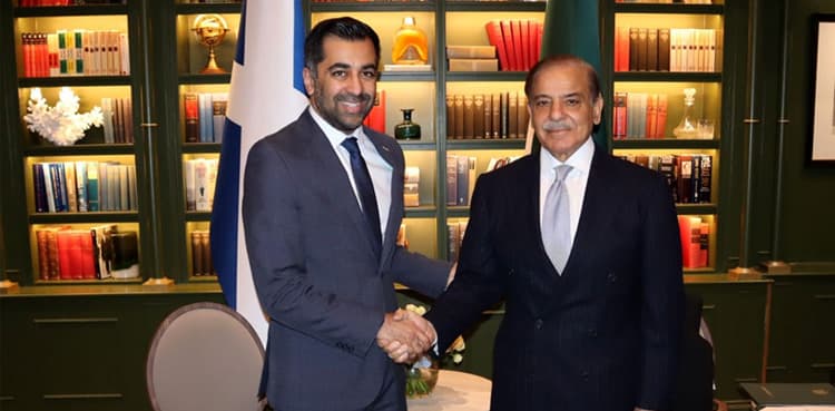Scotland's First Minister Hamza Yousaf call on PM Shehbaz Sharif