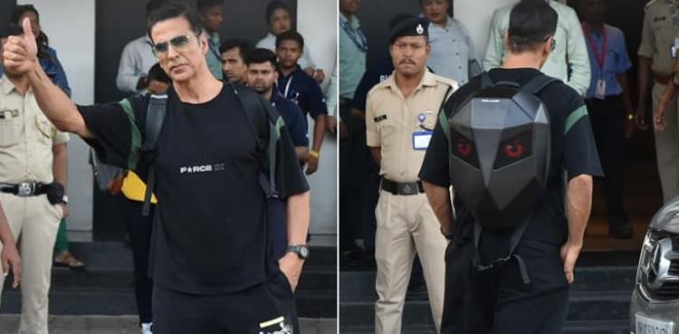 Akshay Kumar's backpack grabs attention on social media: What's so special about it?