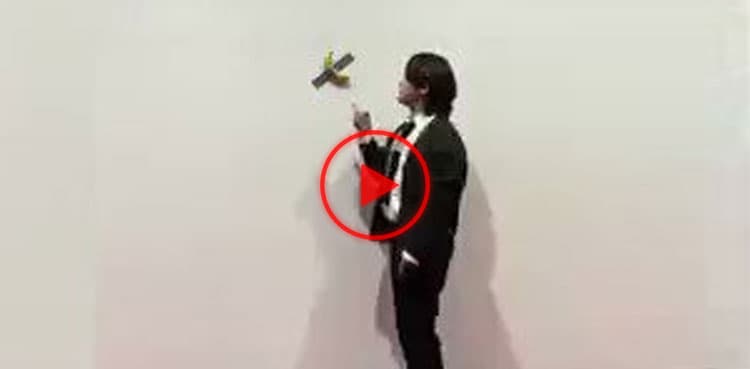 Artwork banana eaten by 'hungry' visitor