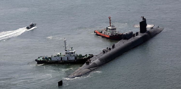 US nuclear-powered submarine enters South Korean port