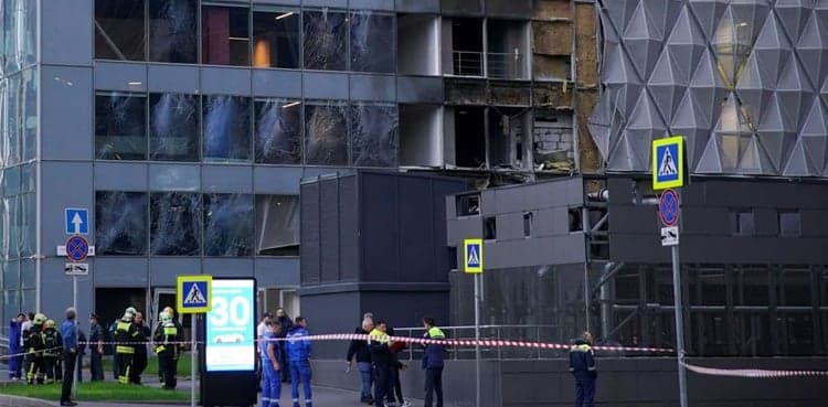 Ukraine hits Moscow in 'large-scale' attack, sparking fires, evacuations