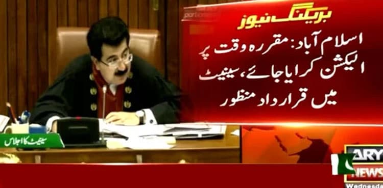 Senate passes resolution seeking timely elections