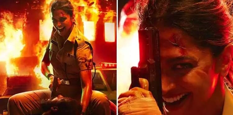 Singham again: Deepika Padukone sinister first look, Ranveer reacts