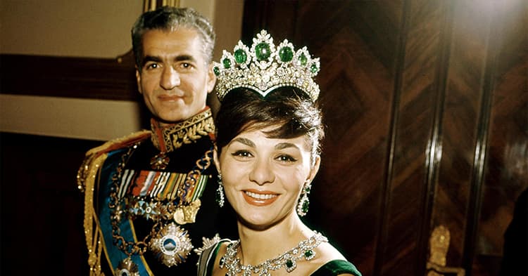 Former Empress Farah Pahlavi of Iran