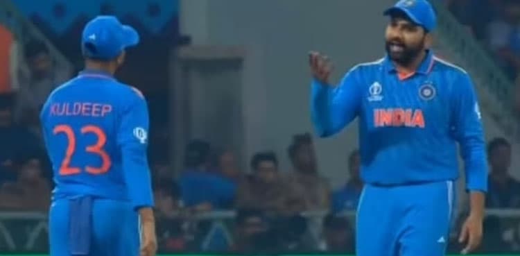 WATCH: Rohit Sharma gets furious at Kuldeep Yadav during England clash