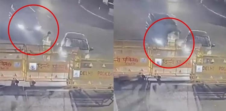 Watch: Cop Tossed In Air After Being Hit By Speeding SUV