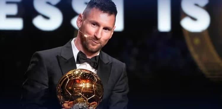 Messi wins record eighth Ballon d'Or for best player in the world