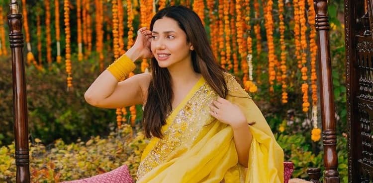 Mahira Khan decks up in yellow saree for wedding festivities