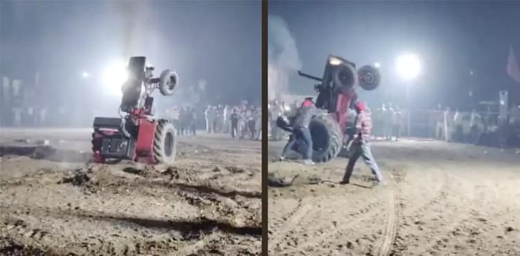 Watch: Man crushed to death by tractor while performing stunt