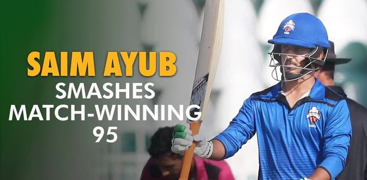 Watch: Saim Ayub plays masterful innings in Pakistan Cup 2023