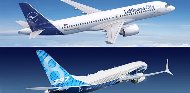 Lufthansa orders 80 planes from Boeing and Airbus