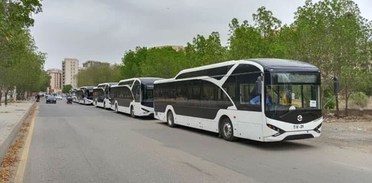 180 more electric buses to be inducted on Sindh BRT routes