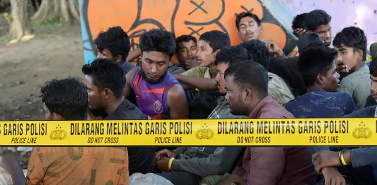 Rohingya face rejection in Indonesia