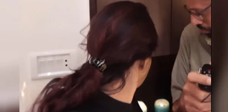 Indian actor's hair catches fire on set