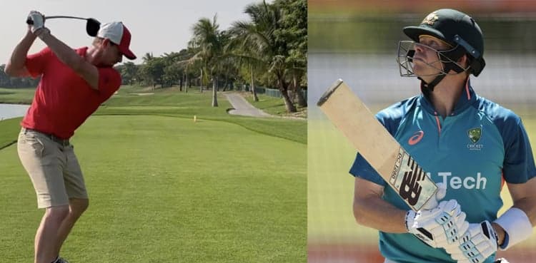 Australia's Steve Smith turns to golf after below-par form