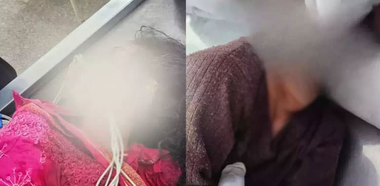 Robbers slit woman’s throat, attack kids at home