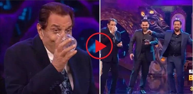 Salman Khan recreates Bobby Deol's 'Jamal Kudu' with Dharmendra - Watch