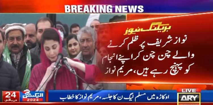 Maryam Nawaz takes a jibe at PTI over "bat" symbol