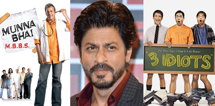WHAT! Shahrukh Khan was first choice for 'Munna Bhai', '3 Idiots'?