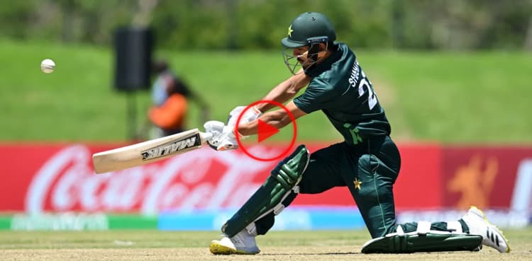 Watch: Shahzaib Khan's brilliant century against Afghanistan in U19 World Cup