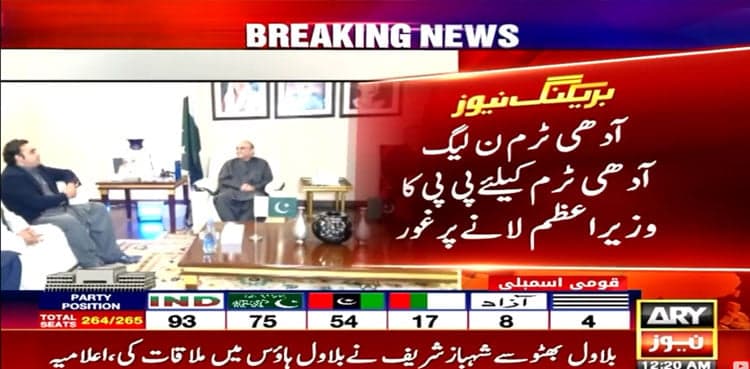 PML-N, PPP discuss 'formula' to bifurcate PM's tenure