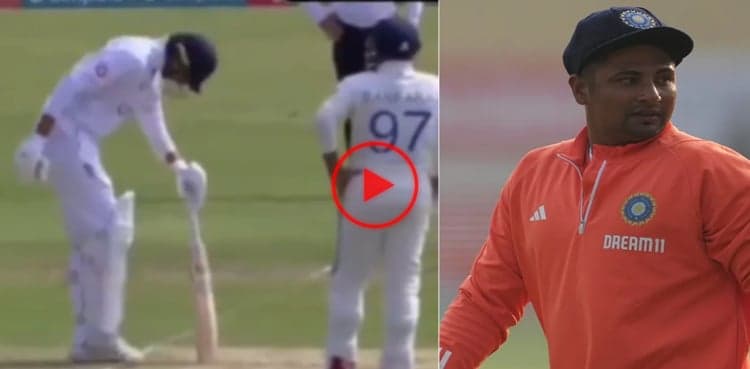 Watch: Sarfaraz Khan stumped by Shoaib Bashir's Hindi speaking skills