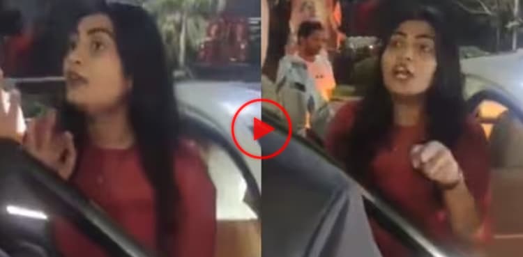 Watch: Indian actress physically assaults traffic police officer