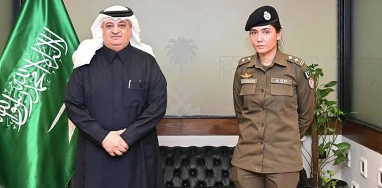Saudi Arabia invites ASP Shehrbano for royal visit