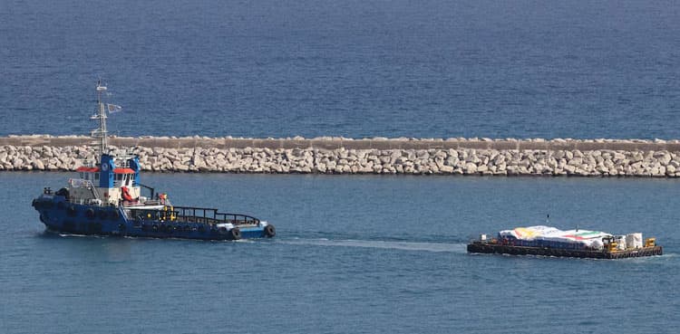 Second shipment with more than 300 tons of food for Gaza leaves Cyprus port