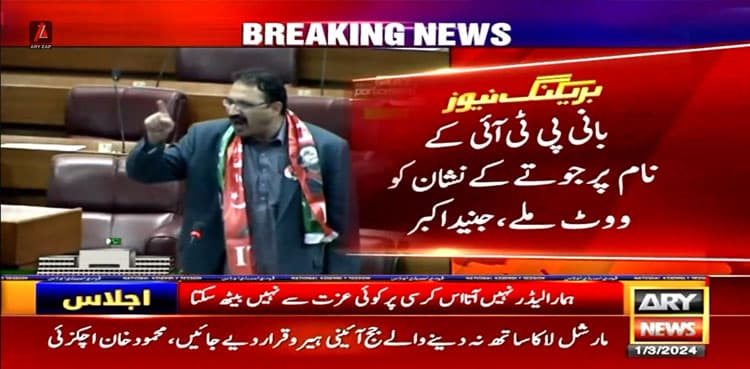 People voted for us on random symbols for PTI founder: Junaid Akbar