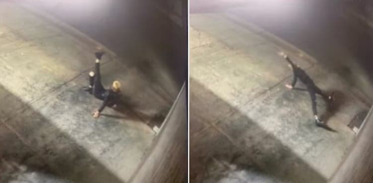 Watch: Thief performs yoga before stealing from bakery