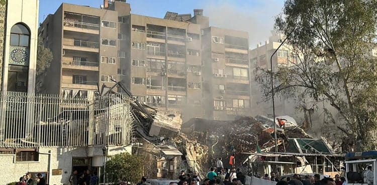 Iranian Guards commander killed in Israeli strike on consulate in Damascus
