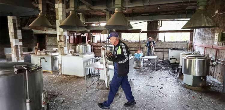 Russian missiles pound power plants in Ukraine