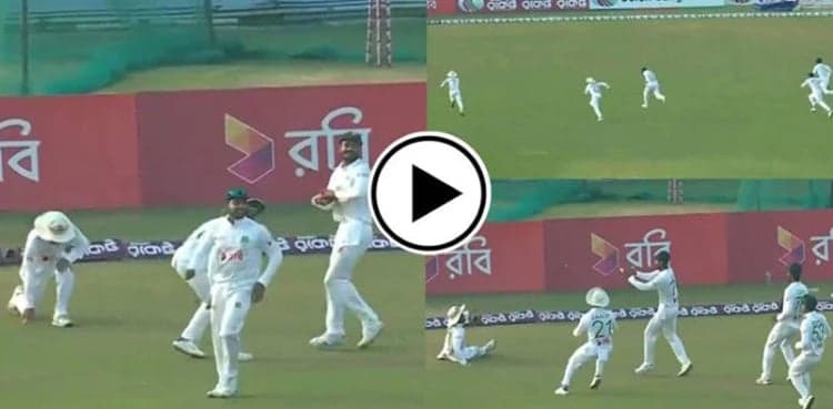 Watch: Bangladesh team trolled after five players run to save boundary