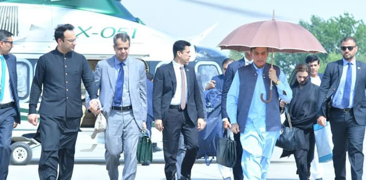 PM Shehbaz Sharif lands in UAE on day-long visit