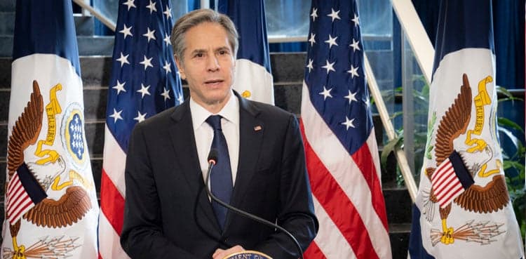 Blinken calls on 'all parties' in Middle East to 'stop escalatory actions'