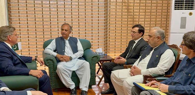 PTI top brass meets US Ambassador, discuss ‘broad range of issues’
