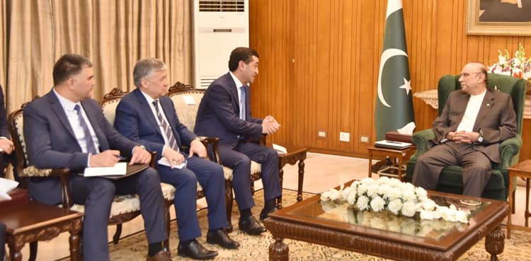 President Zardari calls for broadening economic cooperation with Uzbekistan