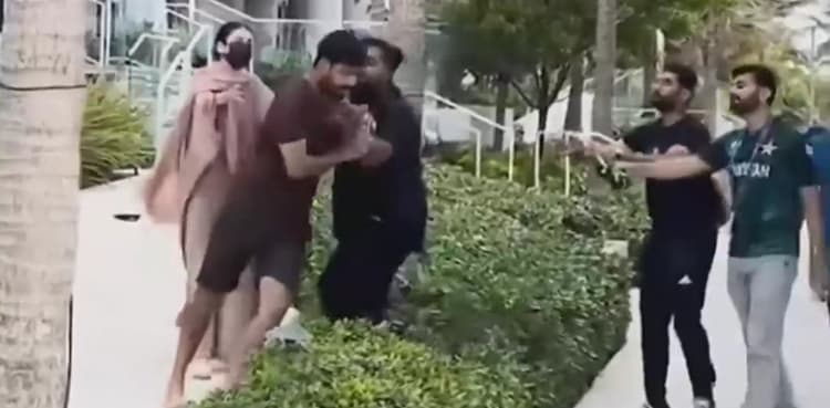 WATCH: Pakistani pacer Haris Rauf loses his cool at a fan in USA