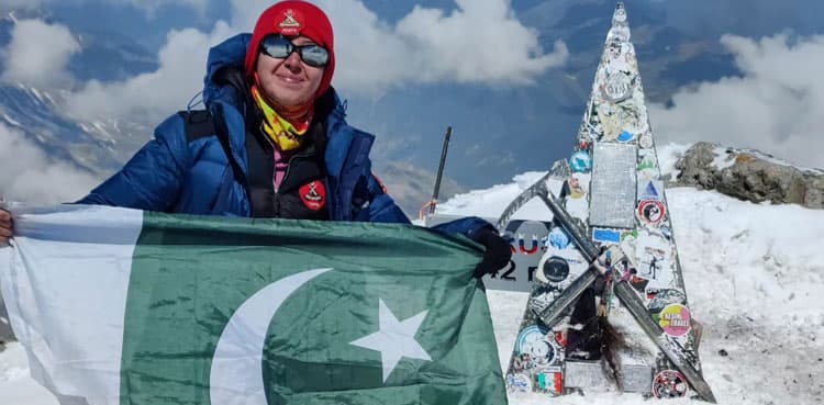 Samar Khan becomes first Pakistani to summit Europe's highest peak