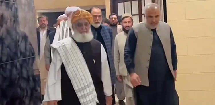 JUI-F seeks PTI's support for two senators