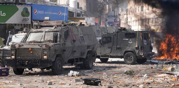 Ten Palestinians killed in Israeli operation in West Bank