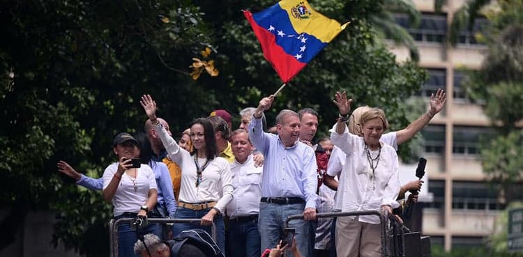 Venezuela says presidential opposition candidate has left country