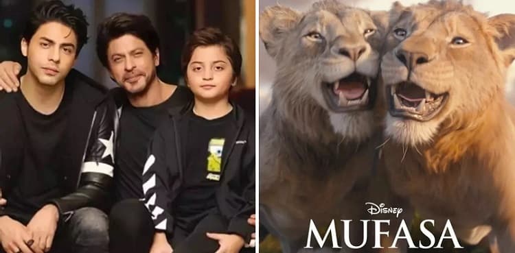 Shah Rukh Khan teams up with sons Aryan, AbRam for 'Mufasa: The Lion King'