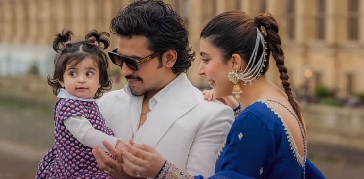 Urwa Hocane, Farhan Saeed reveal their daughter's face