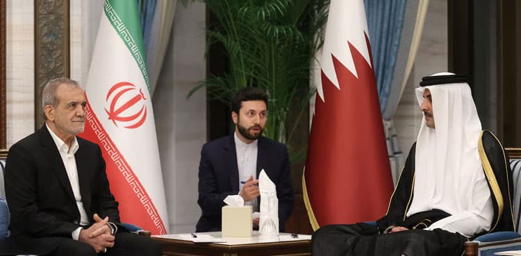 Iran's president visits Qatar amid Israel-Lebanon war
