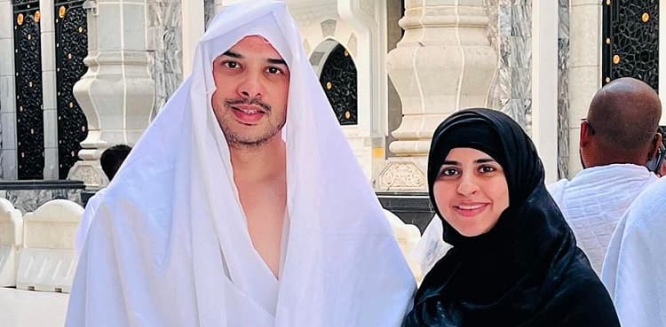 Fatima Effendi, husband Kanwar Arsalan perform Umrah
