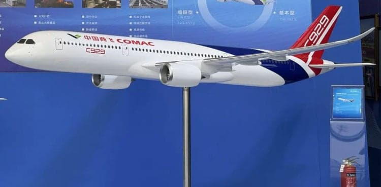Zhuhai air show opens with orders for China's C929 jet