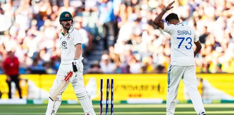 WATCH: Siraj fierce send-off to Head after dismissal